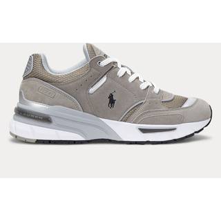 Polo Ralph Lauren Polo Ralph Lauren Grey Trackster 250 Suede Mesh Sporty Trainers