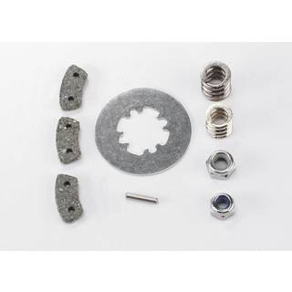 Rebuild kit, slipper clutch (steel disc/ friction pads (3)/ spring (2)/ pin/ 4.0mm NL (1)/ 5.0mm NL (1))