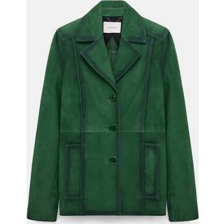 Dorothee Schumacher Soft Touch suede blazer - green - S