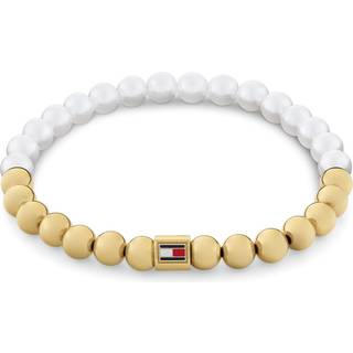 Two-Tone Gold-Plated Bead Bracelet