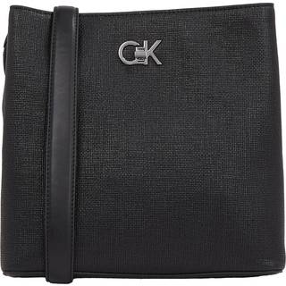 Calvin Klein Skuldertaske CK Bucket Tex - Sort