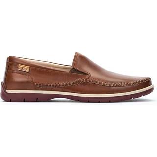 Pikolinostil mænd. M9A-3111 Marbella brune loafers i læder (42), Fast, Ingen, Casual