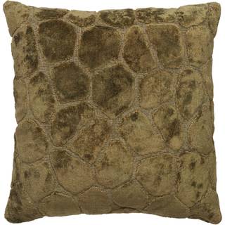Light & Living Light & Living Green Zirafi Textured Cushion