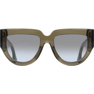 Victoria Beckham Kvinde VB679S 316 Solbriller Acetat Grøn Brun Normal - Grøn