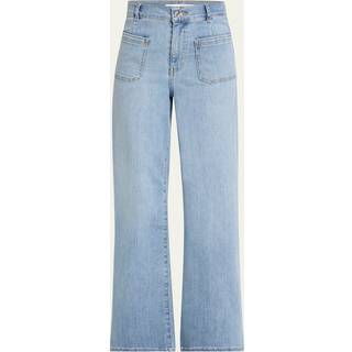 Frame Le Slim Palazzo wide-leg jeans - blue - 31
