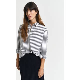 GANT Dame Relaxed fit poplin skjorte med striber (44)