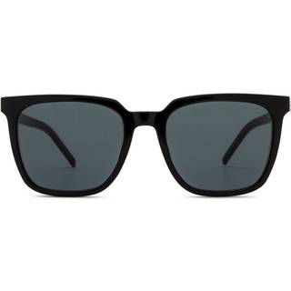 SAINT LAURENT Kvinde SAINT LAURENT SL M146 001 Solbriller Acetat Sort Sort Firkantet