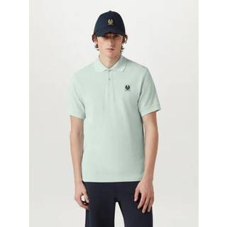 Belstaff Classic Short Sleeve Polo Shirt in Breeze Green I Belstaff I Norton Barrie - 3XL