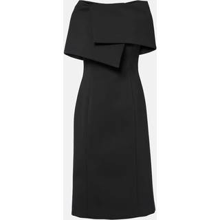 Oscar de la Renta Draped cocktail dress - black - XS
