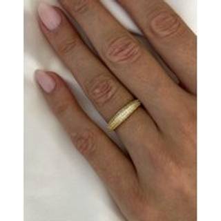 Muli Collection - Guld - Thin Pavé Dome - 16mm