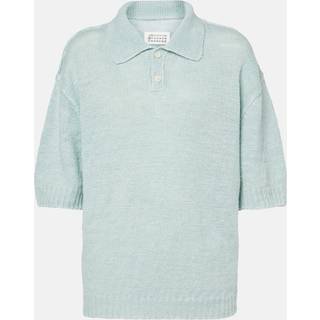 Maison Margiela Hemp polo sweater - blue - L