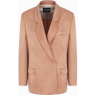Giorgio Armani Double-breasted satin Blazer