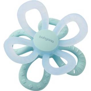 BabyOno Silicone Teether Flower tyggelegetøj, bidering Blue 1 stk. - 1 stk.