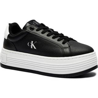 Leather Platform Trainers - Black - EU 41
