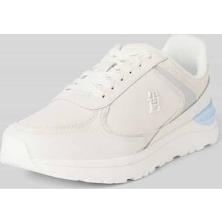 Leather Mixed Texture Trainers