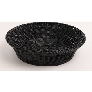 Conzept Brødkurv I Fletet Polyrattan 28 cm - Sort