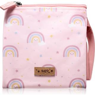 Saro Baby Sandwich Bag pose til snack Pink 17,5x17,5 cm 1 stk. - 1 stk.