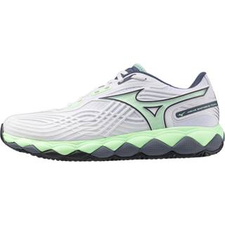 Mizuno Wave Enforce Tour 2 CC (White/Neo Mint/Vintage Indigo) - 47