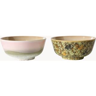 HKliving 70's ramenskål Ø19 cm 2 dele Ascend