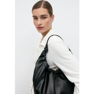 Gina Tricot-Gathered tote bag-Skuldertasker-Sort-ONESIZE-Dame