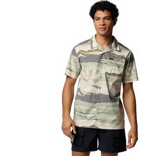 Columbia Columbia Green Pine Canyon Short Sleeve 100% Cotton T-Shirt