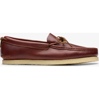 Clarkstil mænd. 26181124 Godney Mocc loafers i læder, bordeaux (42), Fast, Blonder, Casual, Burgund
