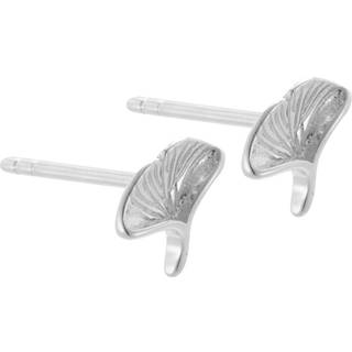 BILOBA EARSTUD | SILVER