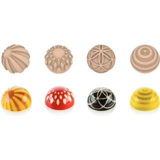 Choco Stamp - Sæt med 4, Silikomart
