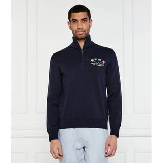 GANT Herre Nautical Flags sweater med halv lynlås (S)