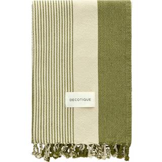 Decotique Summer Hamam 80x160 Cm - Strandhåndklæder Bomuld Olivengrøn - 398094