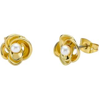 Ted Baker Gold Flo Pearl Flower Studs - Gold
