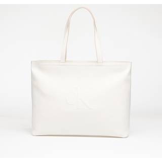 Taske Calvin Klein Jeans Sculpted Slim Tote Lily White Universal - Lily White - Universal