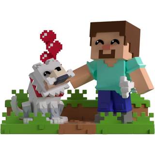 Minecraft Vinyl Figure Taming a Wolf 10 cm