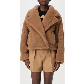 Max Mara Gardone camel hair and silk teddy coat - brown - S