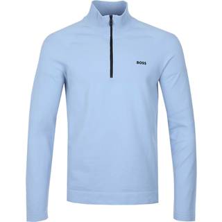 BOSS K Seamless Tech QZ Knitwear in Sky Blue | BOSS | Norton Barrie  - 3XL
