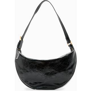 All Saints AllSaints Black Half Moon Shoulder Bag