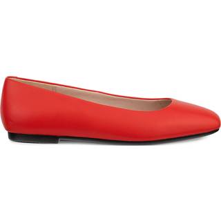 ECCO Margot - Ballerinasko i læder til damer - Rød - Size: 40 (UK 6.5-7)