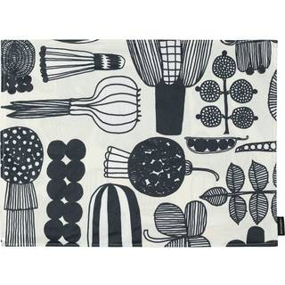 Marimekko Puutarhurin parhaat dækkeserviet 31x42 cm White-black-orange