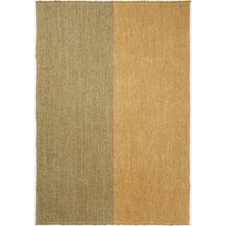 Ferm Living Pila Linen Tæppe 120x170 Khaki/Aged Gold