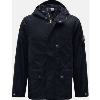 Stone Island Micro Twill Short Parka Navy Blue