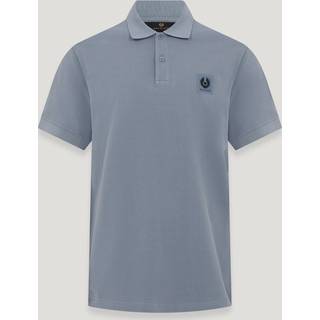 Belstaff Classic Short Sleeve Polo Shirt in Blue Flint I Belstaff I Norton Barrie - M