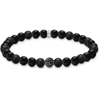 Thomas Sabo A2194-705-11-L19 Unisex Armband Obsidian schwarz