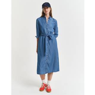 GANT Dame Skjortekjole af chambray (44)