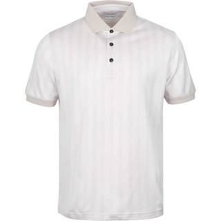 Pal Zileri Panel Track Detail Polo Shirt in Sand | Norton Barrie - XL