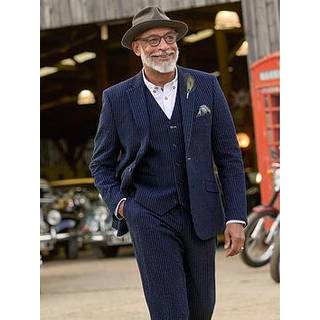 Joe Browns Joe Browns Blue Pinstripe Seersucker Suit Blazer