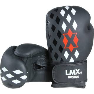 LMX. Boksehansker, læder. Str 10 oz. Med velcro lukning.
