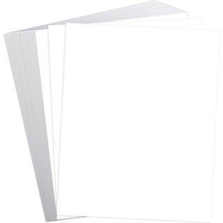 White CardStock 8x10 Cardstock Paper 250GSM Tyk karton glat kortpapir 90 lb tungt kort lagerpapir printerpapir til station?re udskrivningsinvitat