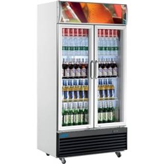 SARO Displaykøleskab med baldakin - 2 døre model GTK 800 - 800 liter