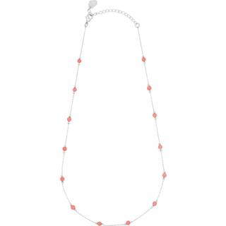 Estella Bartlett Estella Bartlett Silver Sand Amazonite Paperlink Luck Necklace