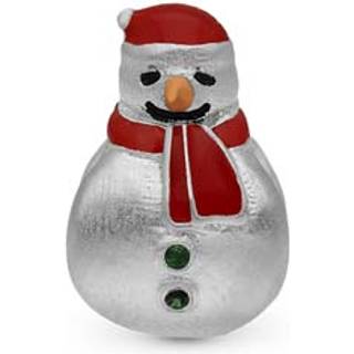 Julecharm Snemand Charm 6 Mm Til Classic Læderarmbånd - Sterling Sølv - Christina